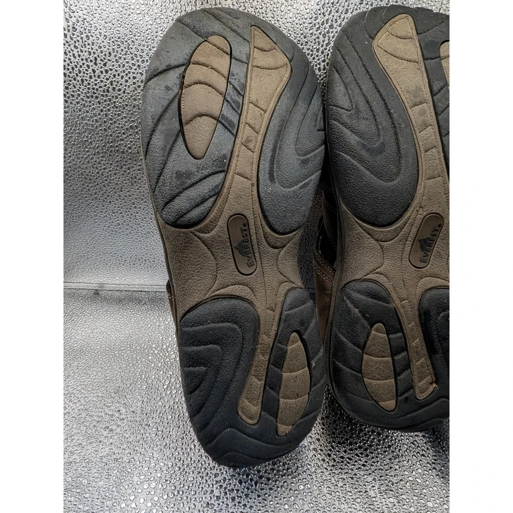 Everest Mens Brown Waterproof Hiking Sandals Closed Toe Fisherman Size 10M
